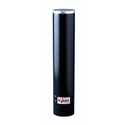 4-4.5OZ. CUP DISPENSER BLACK PLASTIC